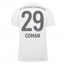 Maillot Bayern Munich NO.29 Coman Exterieur 2019 2020 Blanc