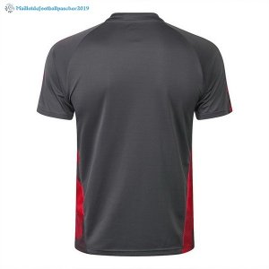 Maillot Entrainement Arsenal Ensemble Complet 2018 2019 Rouge Gris Marine