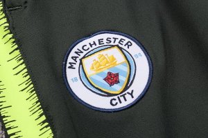 Survetement Enfant Manchester City 2018 2019 Vert Marron