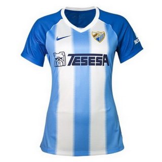 Maillot Málaga Domicile Femme 2018 2019 Bleu Blanc