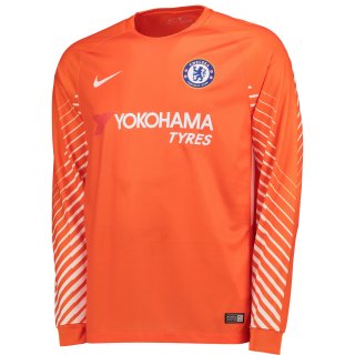 Maillot Chelsea ML Gardien 2017 2018 Orange