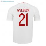 Maillot Angleterre Domicile Welbeck 2018 Blanc