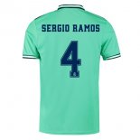 Maillot Real Madrid NO.4 Sergio Ramos Third 2019 2020 Vert