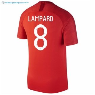 Maillot Angleterre Exterieur Lampard 2018 Rouge Maillot Angleterre Exterieur Lampard 2018 Rouge