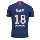 Maillot Paris Saint Germain NO.18 Icardi Domicile 2019 2020 Bleu