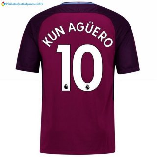 Maillot Manchester City Exterieur Kun Aguero 2017 2018 Maillot Manchester City Exterieur Kun Aguero 2017 2018
