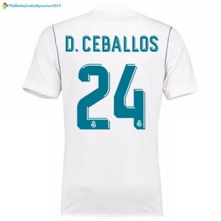 Maillot Real Madrid Domicile D.Ceballos 2017 2018