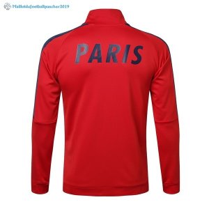 Survetement Paris Saint Germain 2017 2018 Bleu Marine Rouge