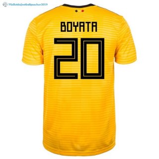 Maillot Belgica Exterieur Boyata 2018 Jaune