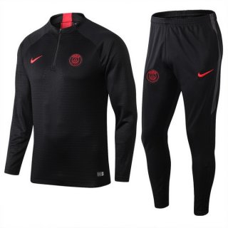 Survetement Paris Saint Germain 2019 2020 Noir Rouge