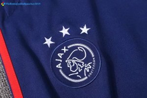 Survetement Ajax 2017 2018 Rouge Bleu