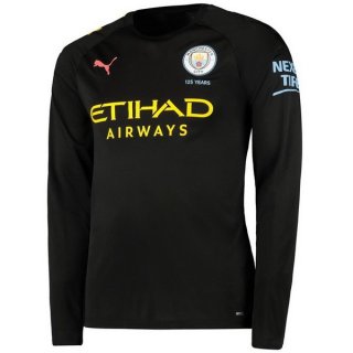 Maillot Manchester City Exterieur ML 2019 2020 Noir