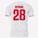 Maillot Juventus NO.28 Demiral Exterieur 2019 2020 Gris Blanc