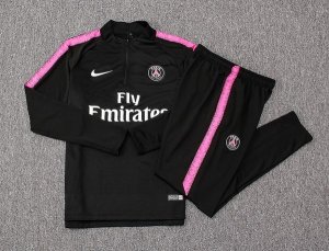 Survetement Paris Saint Germain 2018 2019 Noir Rose Blanc