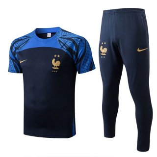 Maillot France Ensemble Complet 2022 2023 Bleu 1