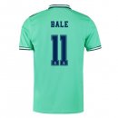 Maillot Real Madrid NO.11 Bale Third 2019 2020 Vert