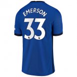 Maillot Chelsea NO.33 Emerson Domicile 2020 2021 Bleu