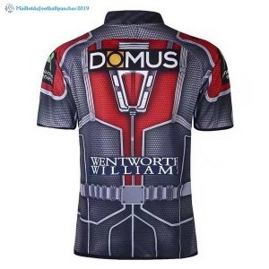 Maillot Rugby St.George Illawarra Dragons 2017 2018 Gris