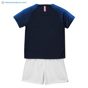 Maillot France Domicile Enfant 2018 Noir