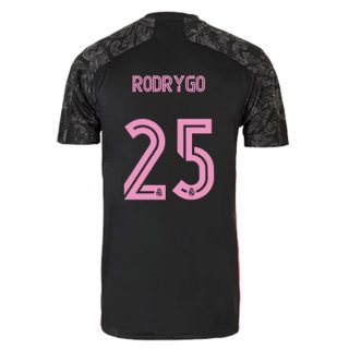 Maillot Real Madrid Third NO.25 Rodrygo 2020 2021 Noir Maillot Real Madrid Third NO.25 Rodrygo 2020 2021 Noir
