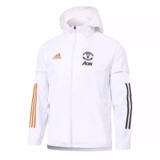 Coupe Vent Manchester United 2020 2021 Blanc Coupe Vent Manchester United 2020 2021 Blanc
