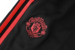 Polo Ensemble Complet Manchester United 2019 2020 Bordeaux Noir