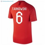 Maillot Angleterre Exterieur Tarkowski 2018 Rouge