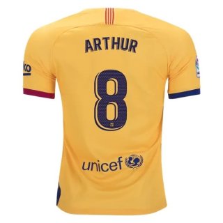 Maillot Barcelona NO.8 Arthur Domicile 2019 2020 Bleu Rouge