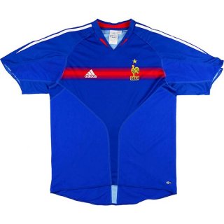 Thailande Maillot France Replica Domicile Retro 2004 Bleu Thailande Maillot France Replica Domicile Retro 2004 Bleu