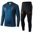 Survetement Ajax 2019 2020 Bleu Noir