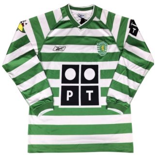Maillot Lisboa Domicile ML Retro 2003/04 Vert Maillot Lisboa Domicile ML Retro 2003/04 Vert