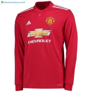 Maillot Manchester United Domicile ML 2017 2018 Maillot Manchester United Domicile ML 2017 2018