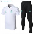 Polo Real Madrid Ensemble Complet 2017 2018 Blanc