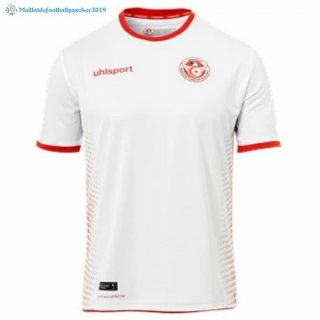 Maillot Tunisie Domicile 2018 Blanc