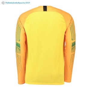 Maillot Angleterre Manga Larga Gardien 2018 Jaune