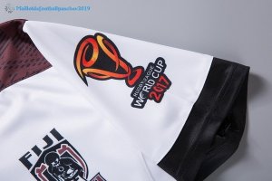 Champions Maillot Rugby Fidji RLWC 2017 2018 Blanc