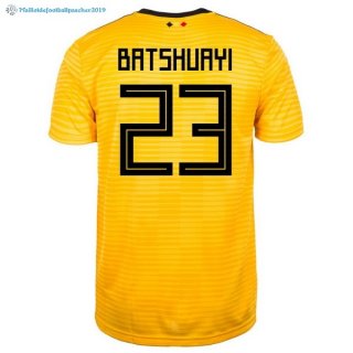 Maillot Belgica Exterieur Batshuayi 2018 Jaune Maillot Belgica Exterieur Batshuayi 2018 Jaune