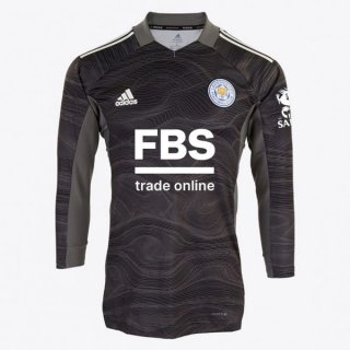 Thailande Maillot Leicester City Gardien ML 2021 2022 Noir Thailande Maillot Leicester City Gardien ML 2021 2022 Noir