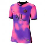 Maillot Paris Saint Germain 4ª Femme 2020 2021 Purpura