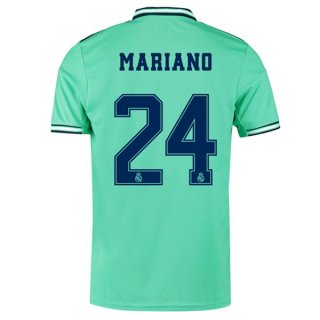 Maillot Real Madrid NO.24 Mariano Third 2019 2020 Vert