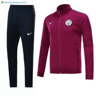 Survetement Manchester City 2017 2018 Rouge Marine Noir Survetement Manchester City 2017 2018 Rouge Marine Noir
