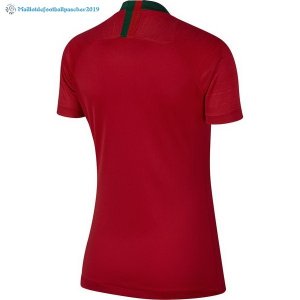 Maillot Portugal Domicile Femme 2018 Rouge