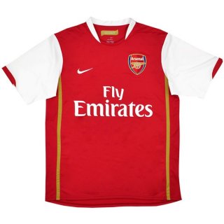 Maillot Arsenal Domicile Retro 2006 2008 Rouge