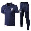 Polo Ensemble Complet Arsenal 2018 2019 Bleu Marine