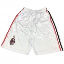 Thailande Pantalon AC Milan Exterieur Retro 2008/09 Blanc