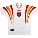 Thailande Maillot Espagne Replica Tercera Retro 1996 Blanc