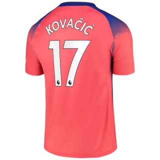 Maillot Chelsea NO.17 Kovacic Third 2020 2021 Orange