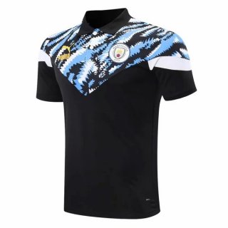 Polo Manchester City 2020 2021 Noir Bleu