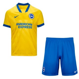 Maillot Brighton Exterieur Enfant 2020 2021 Jaune