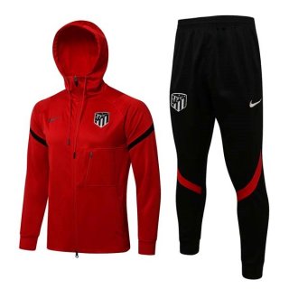 Sweat Shirt Capuche Atletico Madrid 2022 Rouge